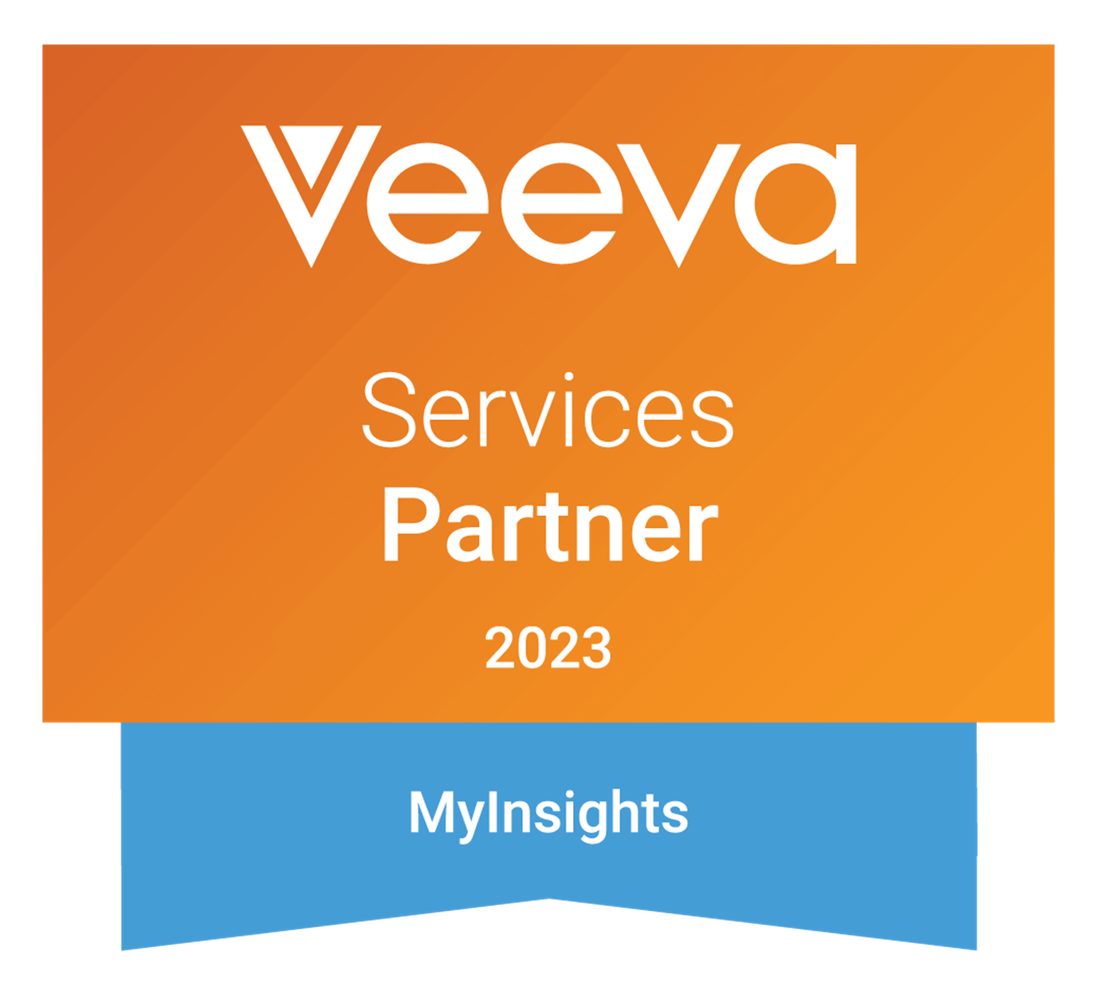 Veeva Services Partner 2023. MyInsights logo