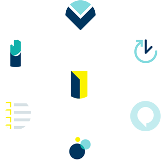 Across all service touchpoints icons