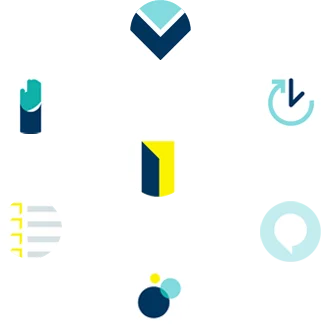 Across all service touchpoints icons